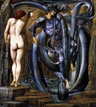 La serie Perseo La perdición cumplida 188485 Prerrafaelita Sir Edward Burne Jones Pinturas al óleo